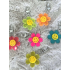 3336 Sleutelhanger Smiley Flower Geel